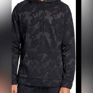 Karl Lagerfeld black Camo pullover hoodie